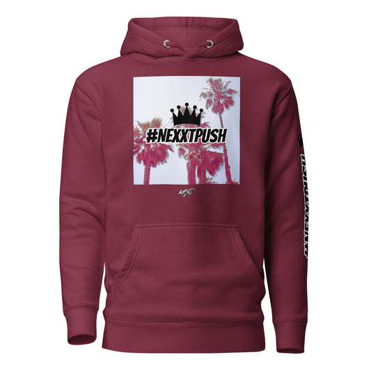 #Nexxtpush Pacific Crown Premium Maroon Hoodie