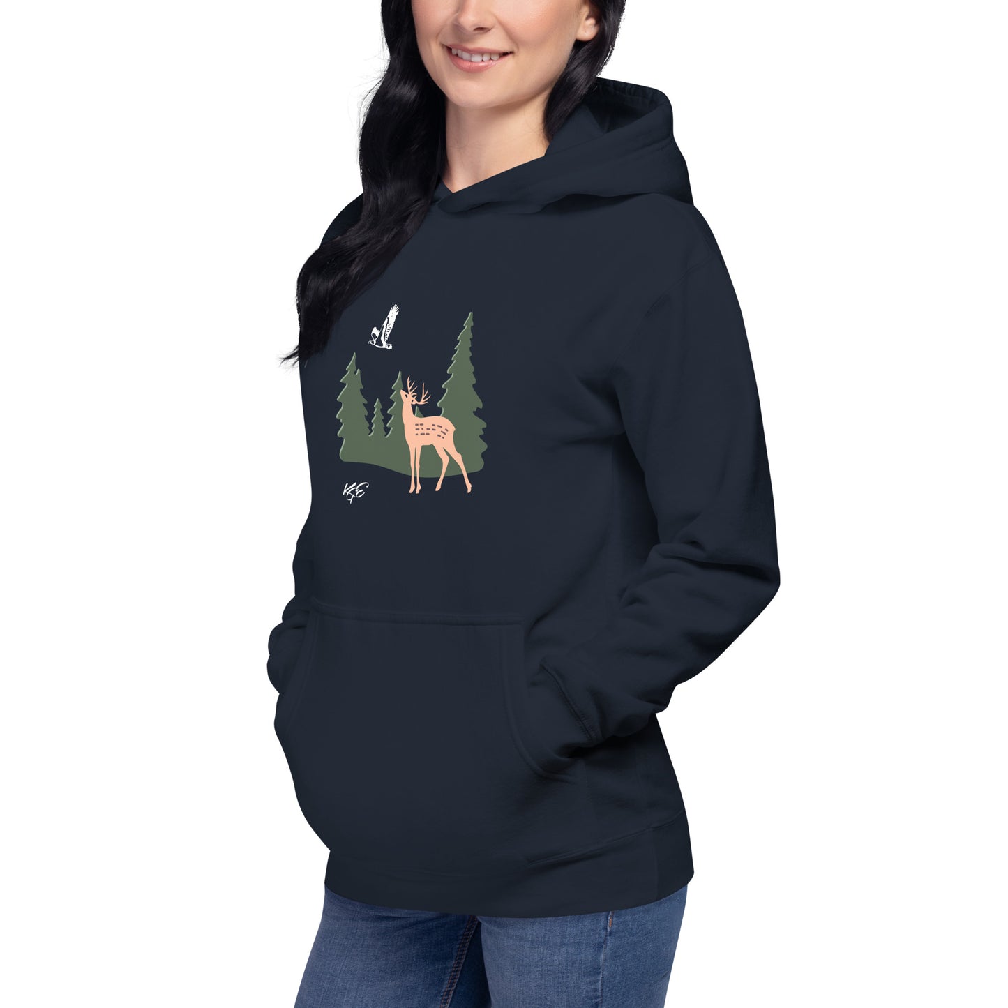 KGE Unlid Adventure - Forest Escape, Premium Unisex Hoodie