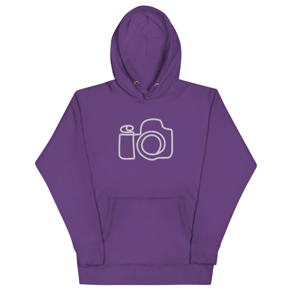 (New) KGE Photography Embroidered Camera Premium Slim Hoodie