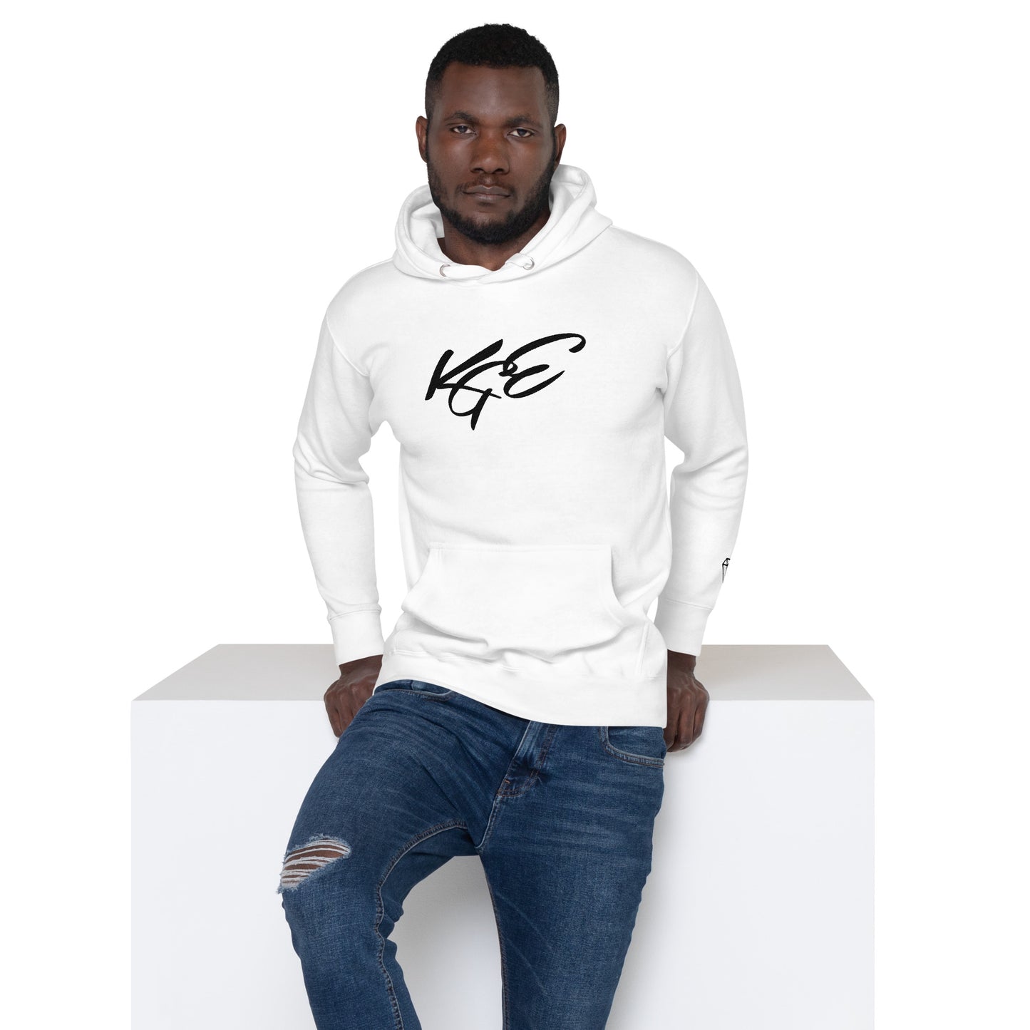 KGE Unlid - Black Embroidery Unisex Premium Hoodie