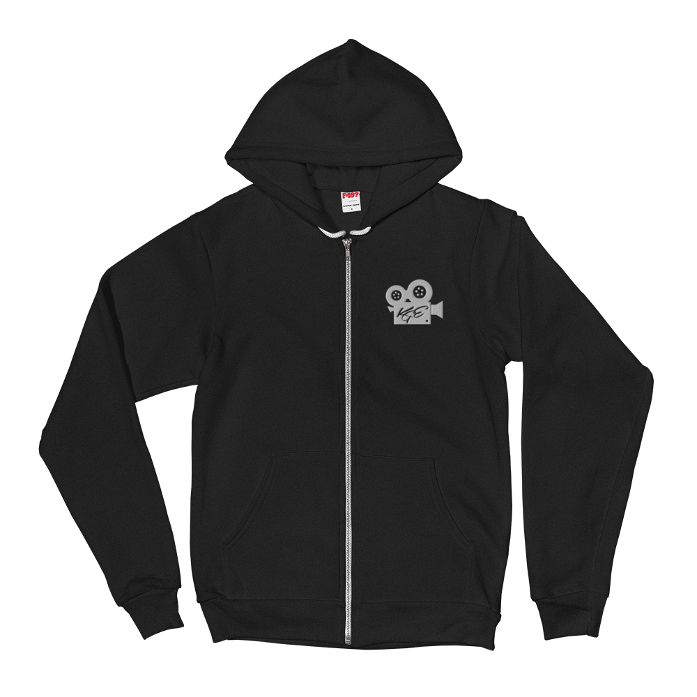 American Apparel - KGE Movie Camera Zip Hoodie