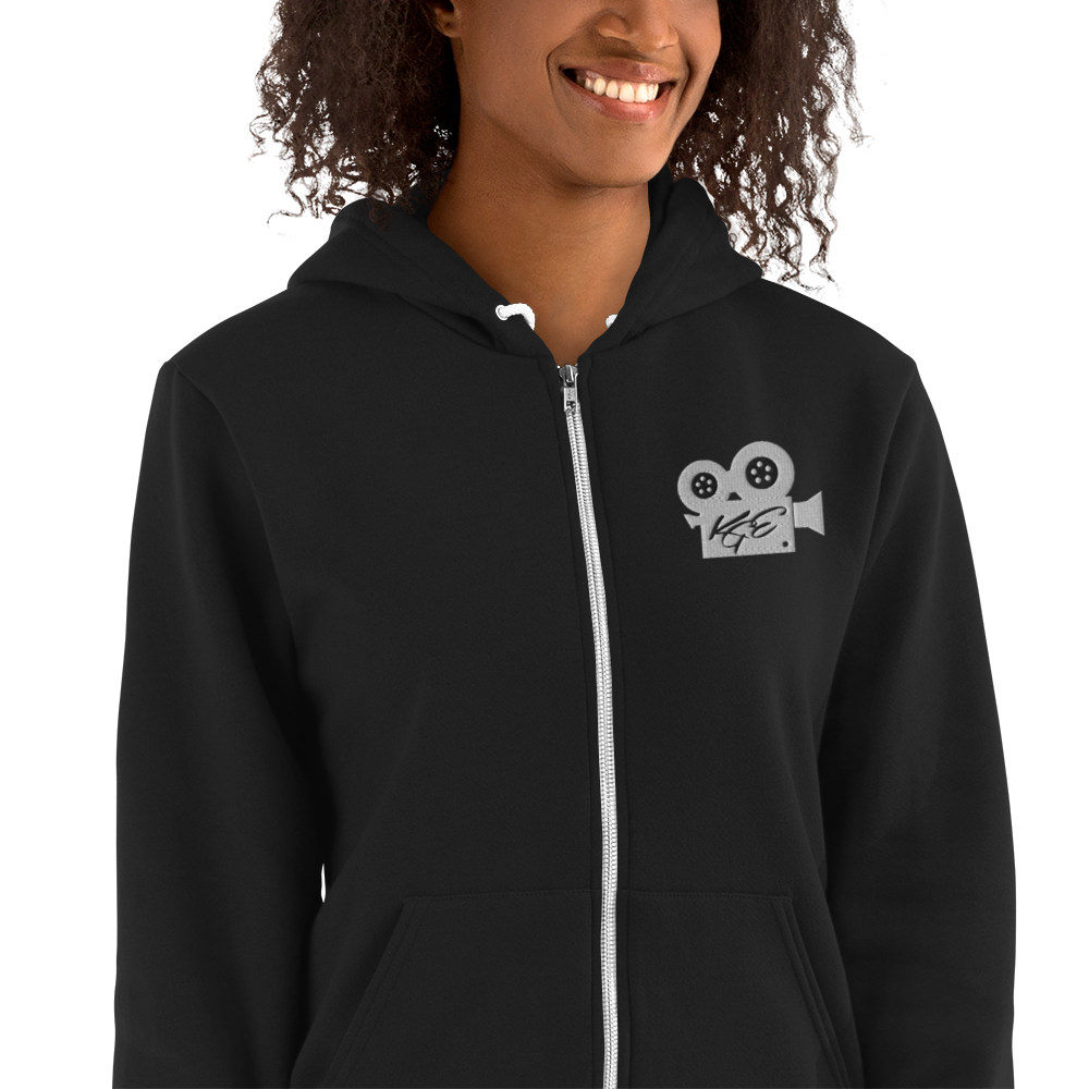 American Apparel - KGE Movie Camera Zip Hoodie