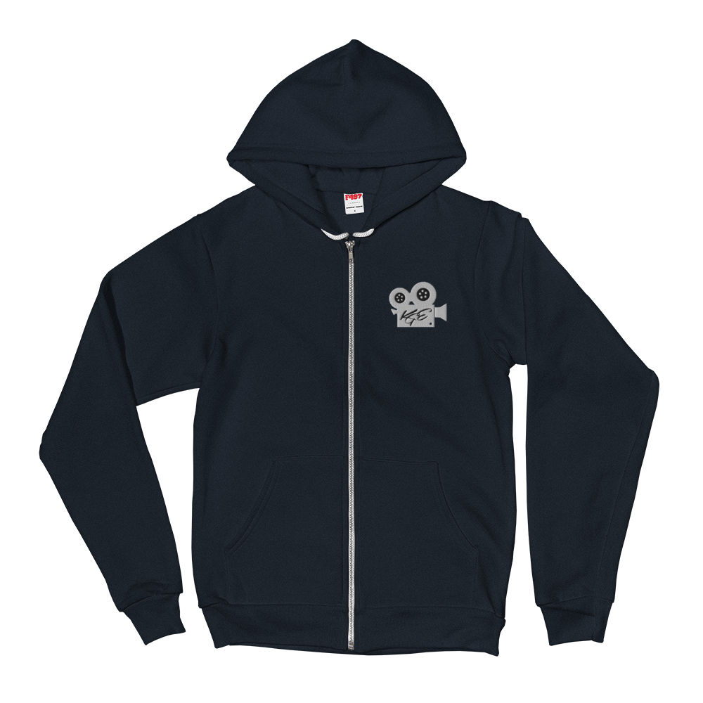 American Apparel - KGE Movie Camera Zip Hoodie