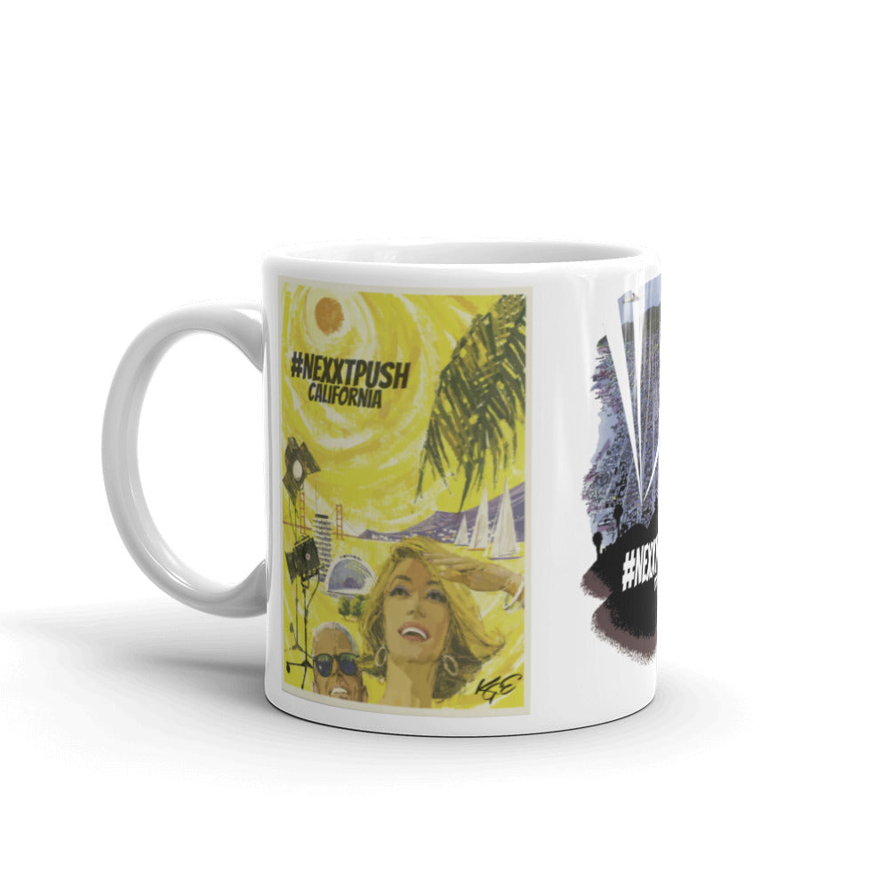 #Nexxtpush Vintage Hollywood CA Mug