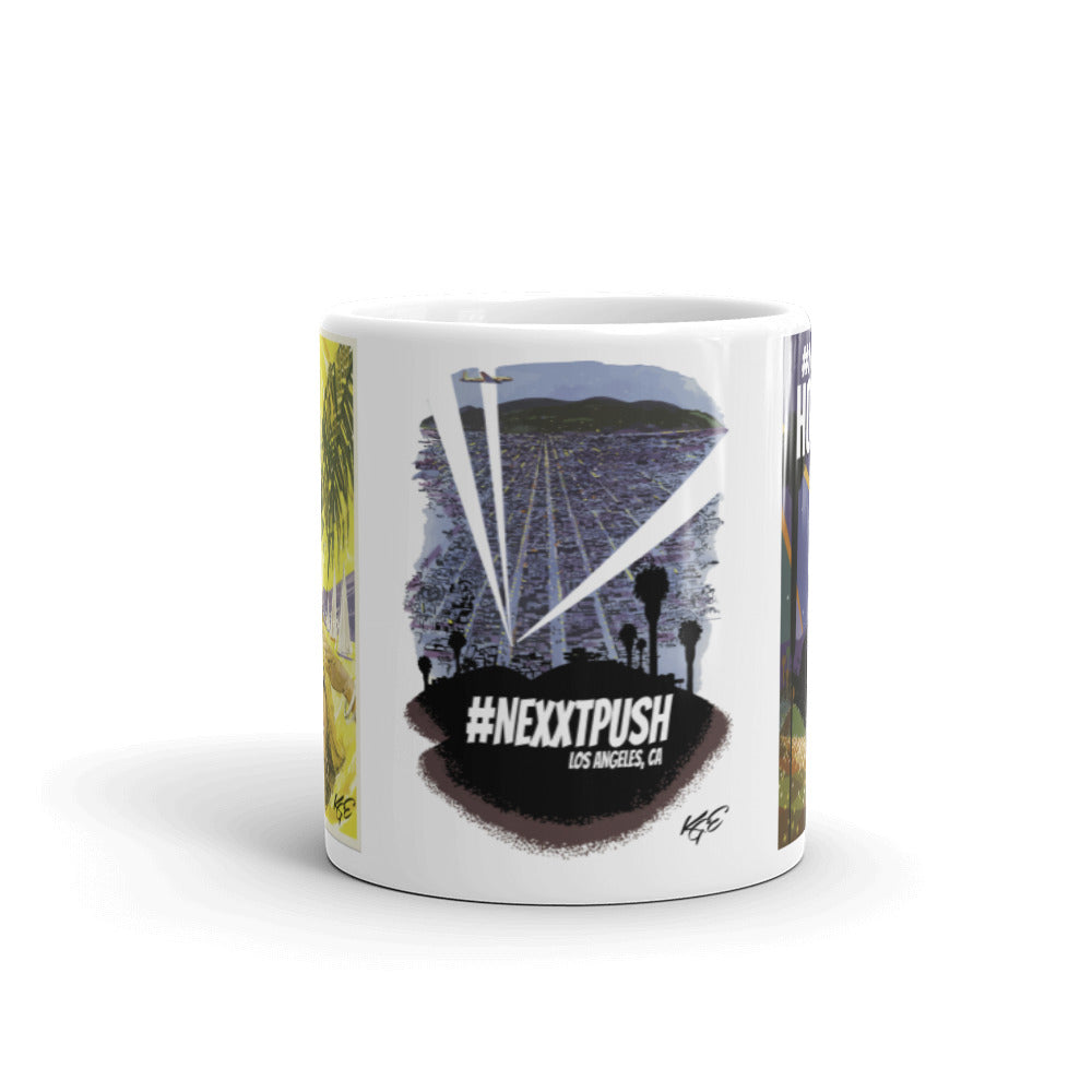 #Nexxtpush Vintage Hollywood CA Mug